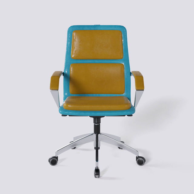 Sleek Duo Executive Office Revolving Chair Mid Back | 1513