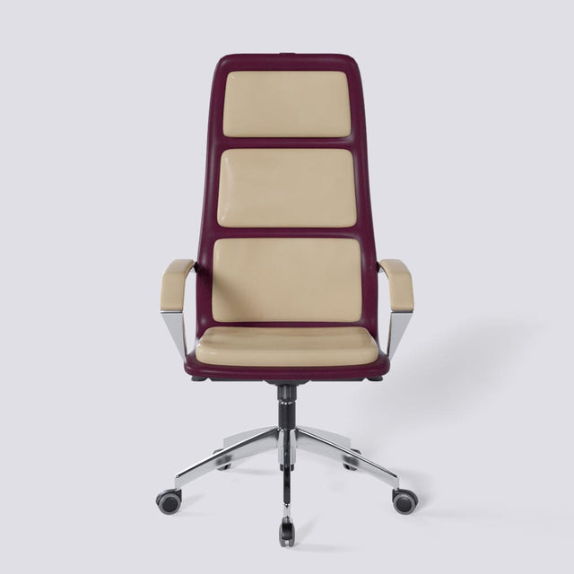 Sleek Trio Executive Office Revolving Chair | 1512