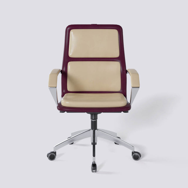 Sleek Duo Executive Office Revolving Chair Mid Back | 1513