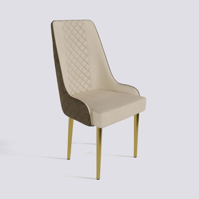 Imperial Dining Chair In Gold Electroplated Metal Base | 501