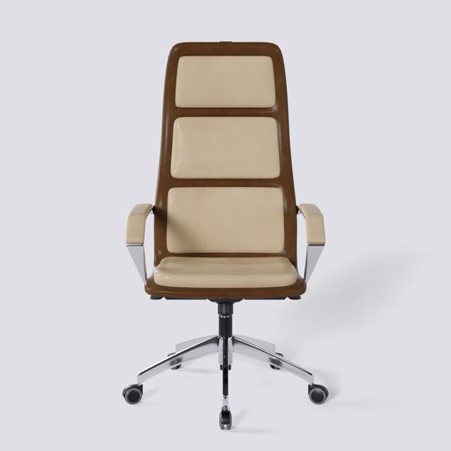 Sleek Trio Executive Office Revolving Chair | 1512