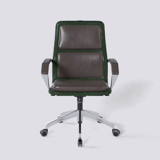 Sleek Duo Executive Office Revolving Chair Mid Back | 1513