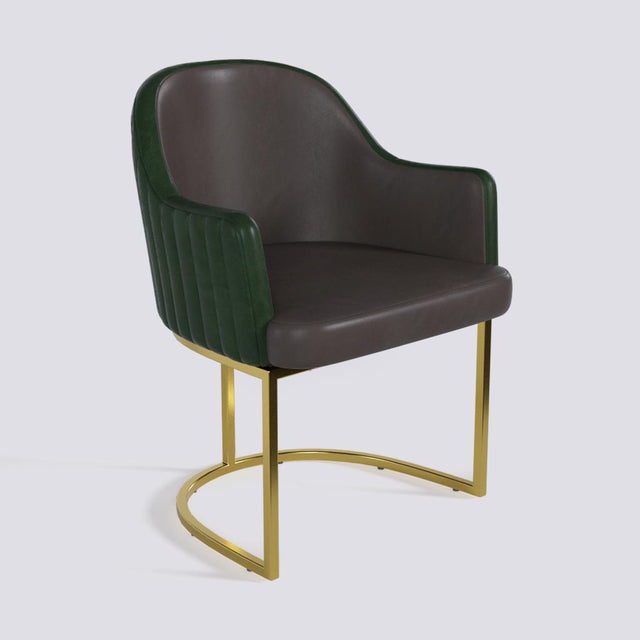 Victoro Dining Chair In Gold Electroplated Metal Base | 500