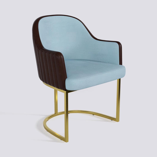 Victoro Dining Chair In Gold Electroplated Metal Base | 500
