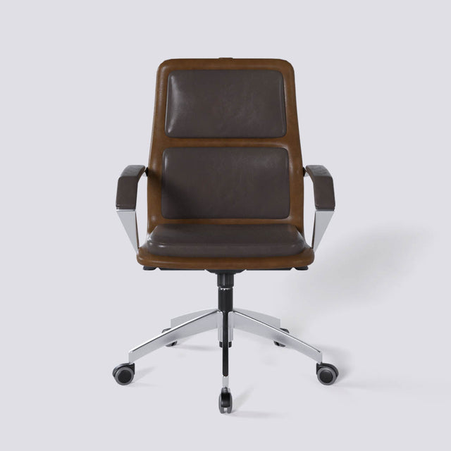 Sleek Duo Executive Office Revolving Chair Mid Back | 1513