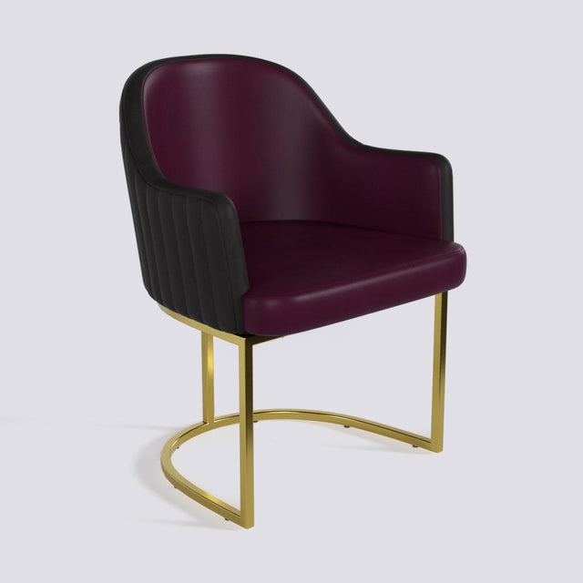 Victoro Dining Chair In Gold Electroplated Metal Base | 500