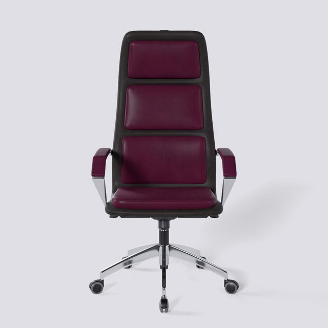 Sleek Trio Executive Office Revolving Chair | 1512