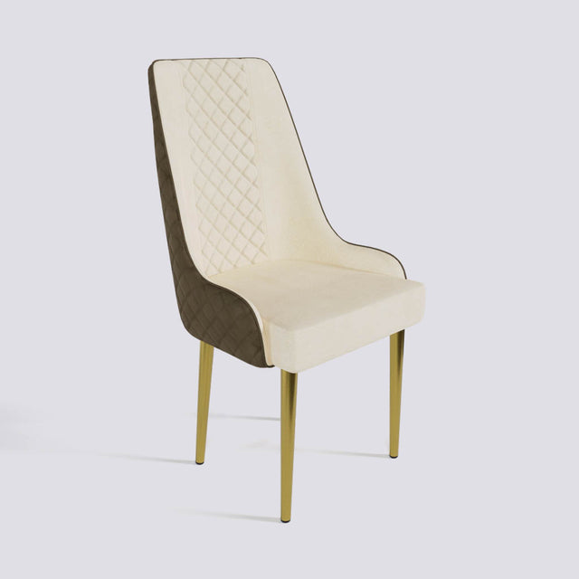 Imperial Dining Chair In Gold Electroplated Metal Base | 501