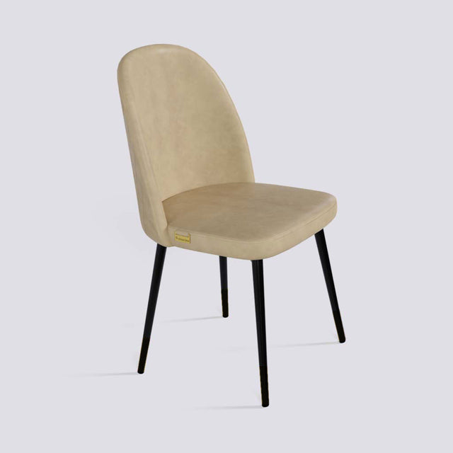 Fuze Dining Chair In Powder Coated Metal Base | 495