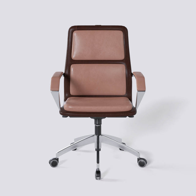 Sleek Duo Executive Office Revolving Chair Mid Back | 1513
