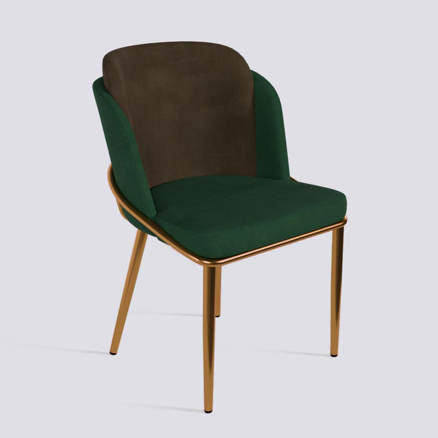 Rogue Dining Chair In Rose Gold Electroplated Metal Base | 496