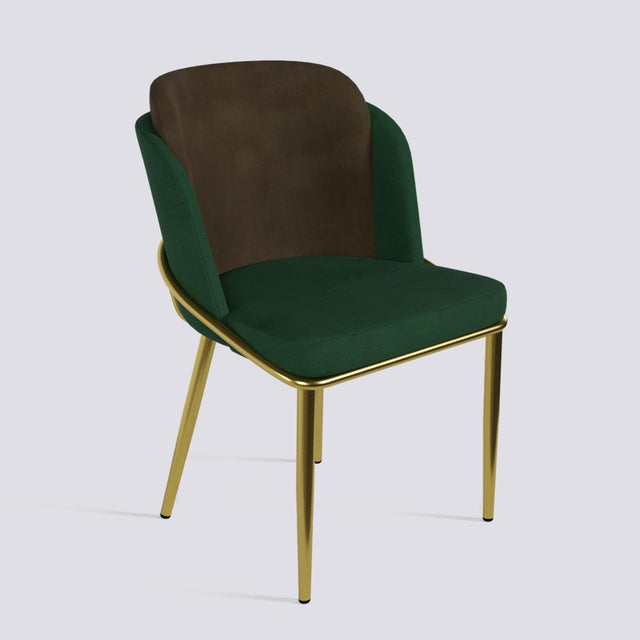 Rogue Dining Chair In Gold Electroplated Metal Base | 496