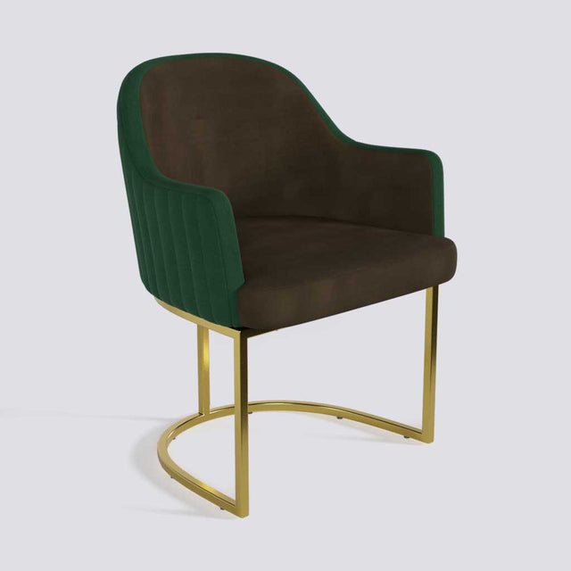 Victoro Dining Chair In Gold Electroplated Metal Base | 500
