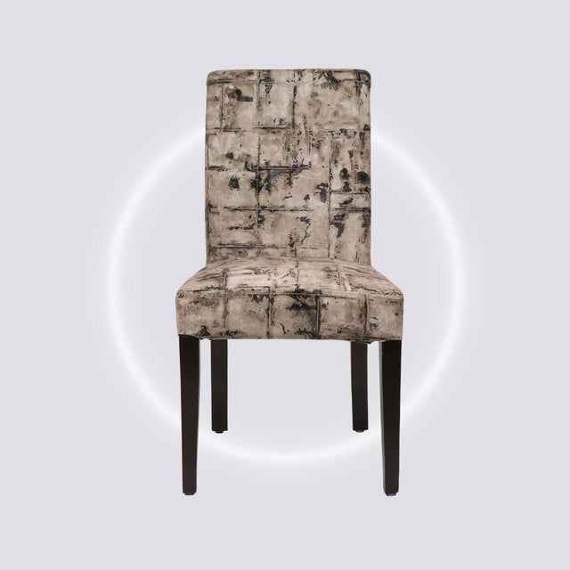 Dappled Dining Chair In Chocolate Brown