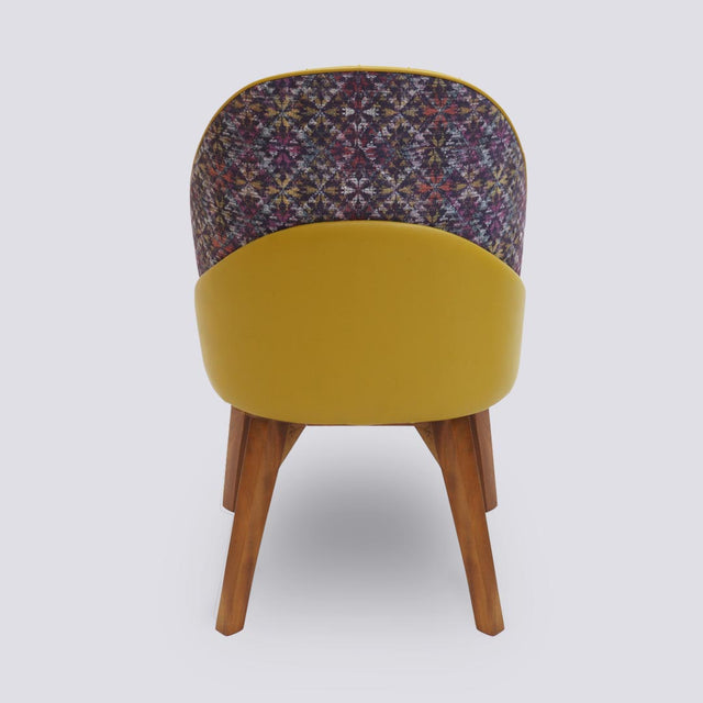 Divine Dining Chair In Wooden Base