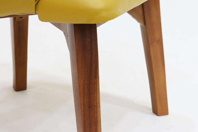 Divine Dining Chair In Wooden Base