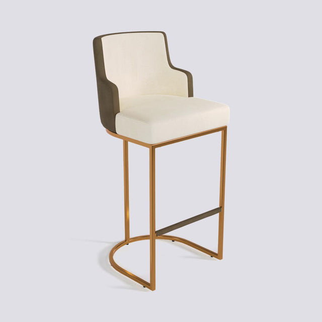 Sassy Bar Stool In Rose Gold Electroplated Metal Base | 631