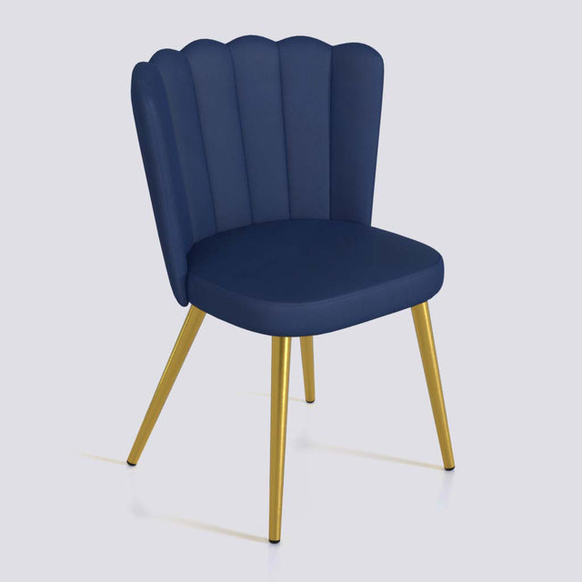 Flower Dining Chair in Gold Electroplated Metal Base | 487