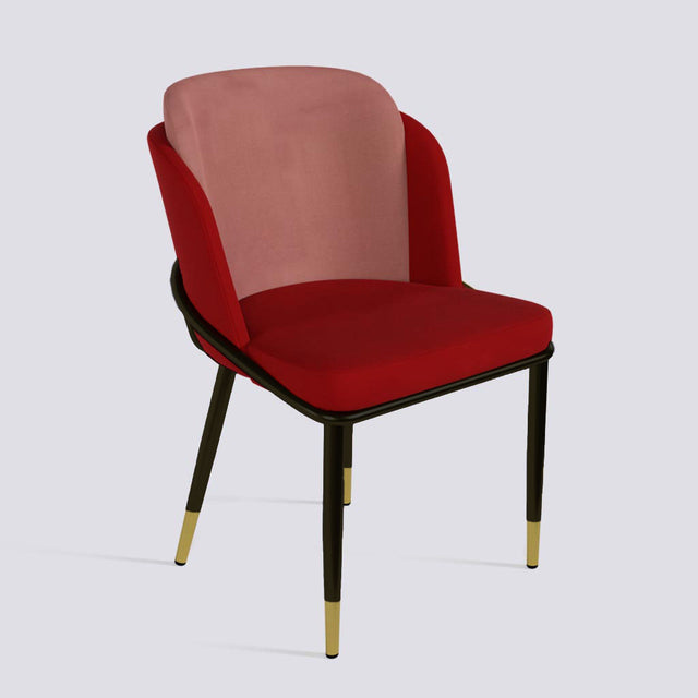 Rogue Dining Chair In Powder Coated + Gold Cap | 496