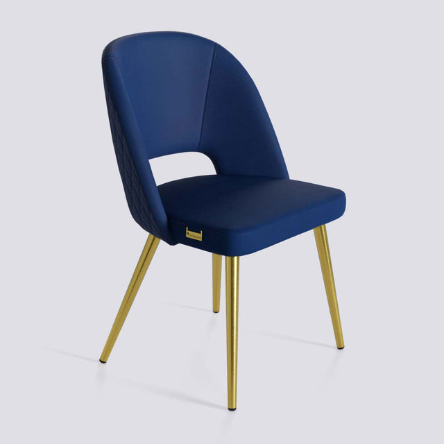 Procket Dining Chair In Gold Electroplated Metal Base | 499