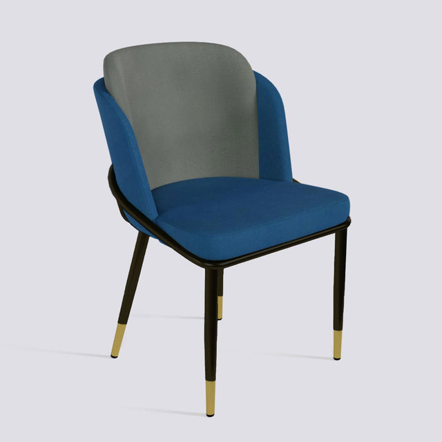 Rogue Dining Chair In Powder Coated + Gold Cap | 496