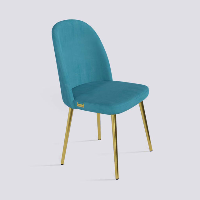 Fuze Dining Chair In Gold Electroplated Metal Base | 495