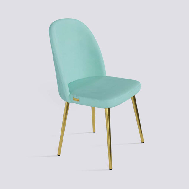 Fuze Dining Chair In Gold Electroplated Metal Base | 495