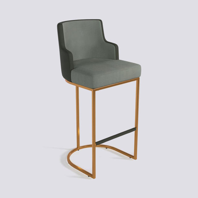 Sassy Bar Stool In Rose Gold Electroplated Metal Base | 631