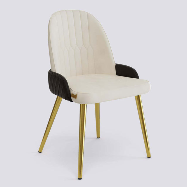 Birken Dining Chair In Gold Electroplated Metal Base | 493