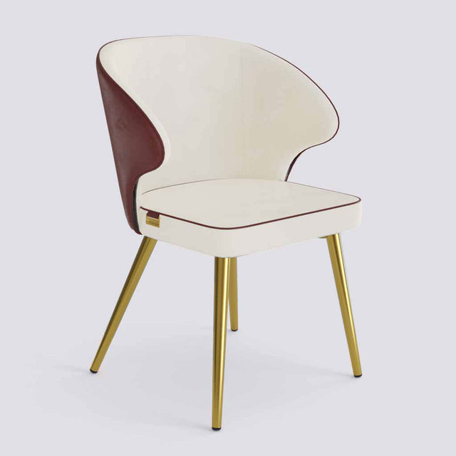 Rocky Dining Chair in Gold Electroplated Metal Base | 494