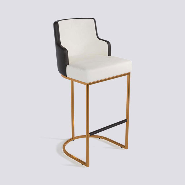 Sassy Bar Stool In Rose Gold Electroplated Metal Base | 631