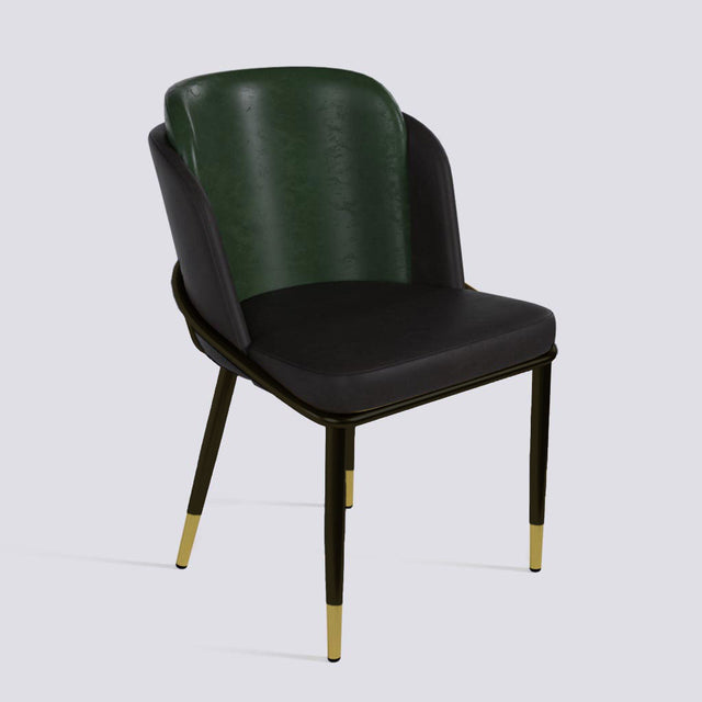 Rogue Dining Chair In Powder Coated + Gold Cap | 496