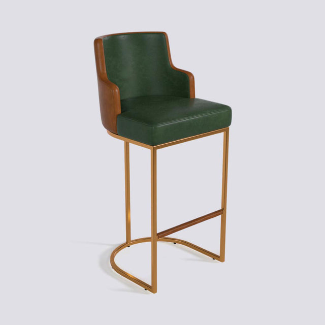 Sassy Bar Stool In Rose Gold Electroplated Metal Base | 631