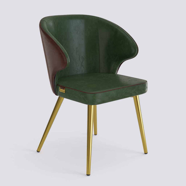 Rocky Dining Chair in Gold Electroplated Metal Base | 494