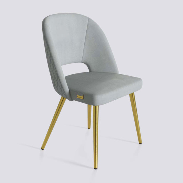 Procket Dining Chair In Gold Electroplated Metal Base | 499