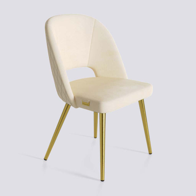 Procket Dining Chair In Gold Electroplated Metal Base | 499