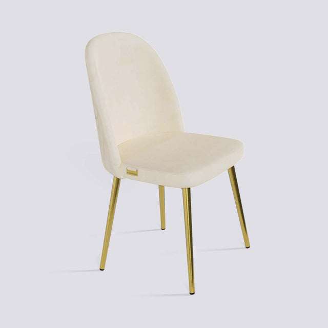 Fuze Dining Chair In Gold Electroplated Metal Base | 495