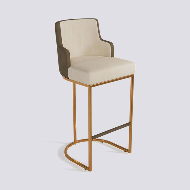 Sassy Bar Stool In Rose Gold Electroplated Metal Base | 631