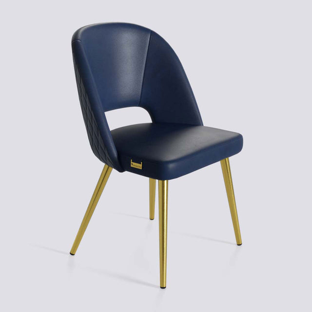 Procket Dining Chair In Gold Electroplated Metal Base | 499
