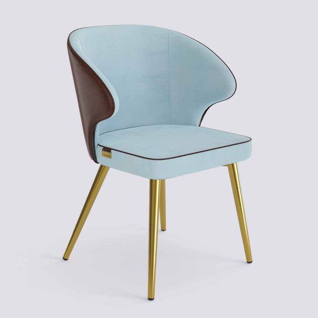 Rocky Dining Chair in Gold Electroplated Metal Base | 494