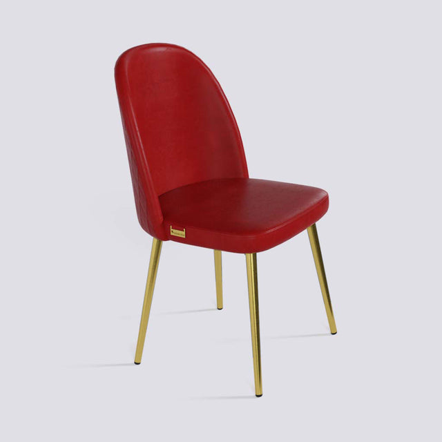 Fuze Dining Chair In Gold Electroplated Metal Base | 495