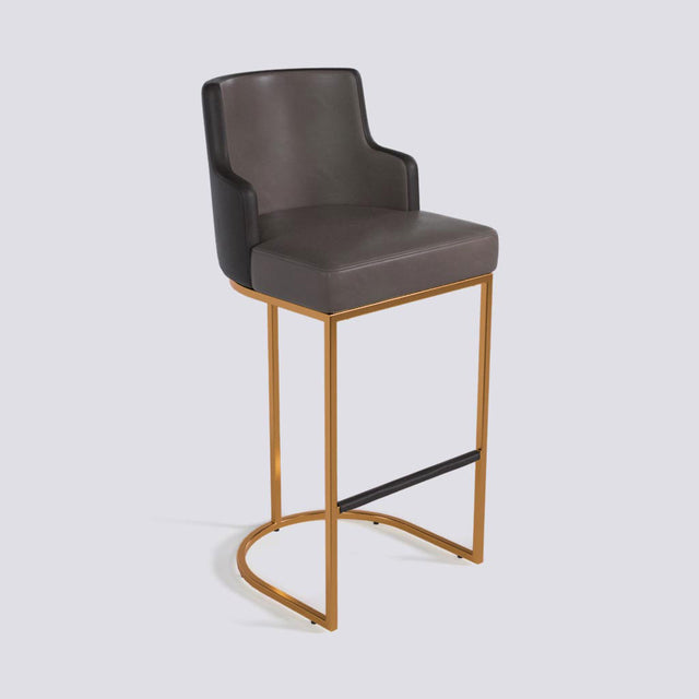 Sassy Bar Stool In Rose Gold Electroplated Metal Base | 631