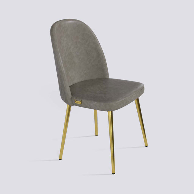 Fuze Dining Chair In Gold Electroplated Metal Base | 495