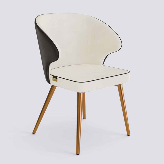 Rocky Dining Chair in Rose Gold Electroplated Metal Base | 494
