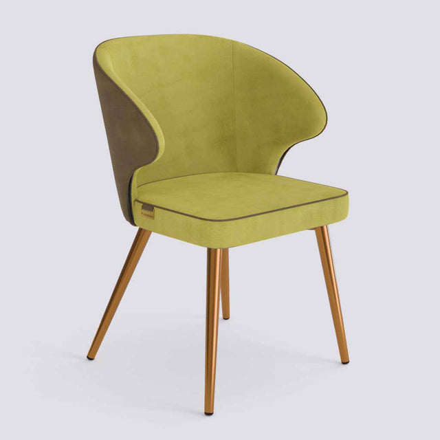 Rocky Dining Chair in Rose Gold Electroplated Metal Base | 494