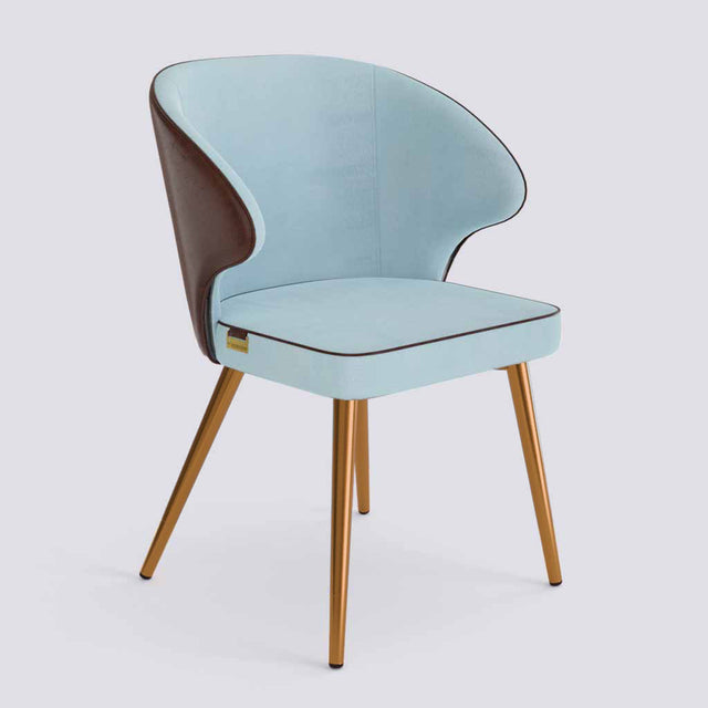 Rocky Dining Chair in Rose Gold Electroplated Metal Base | 494