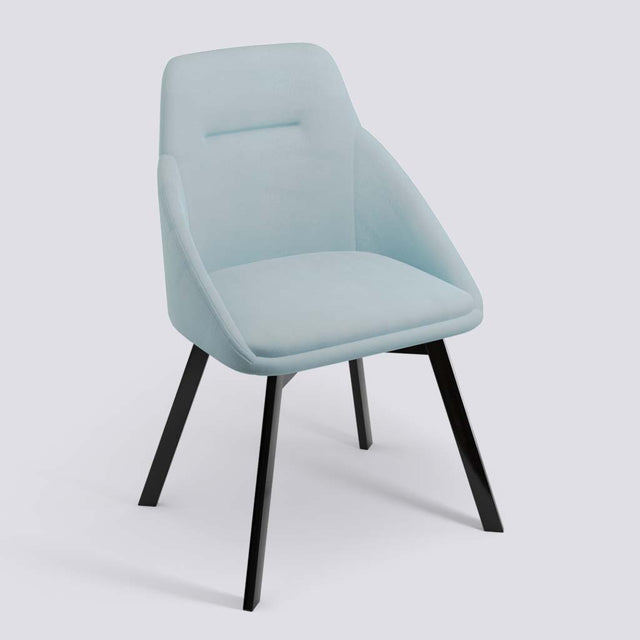 Spin Lounge/Study Chair With 360° rotating In Powder Coated Metal Base | 1925