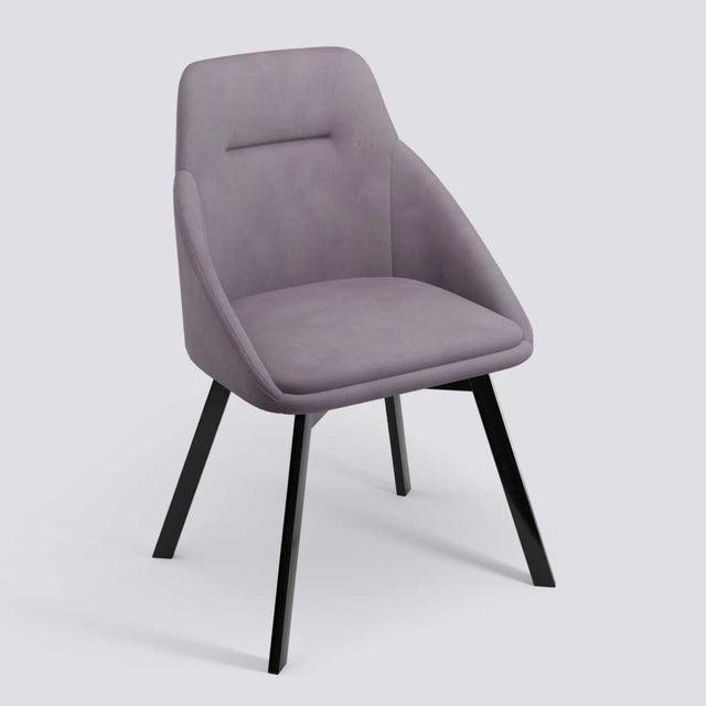 Spin Lounge/Study Chair With 360° rotating In Powder Coated Metal Base | 1925