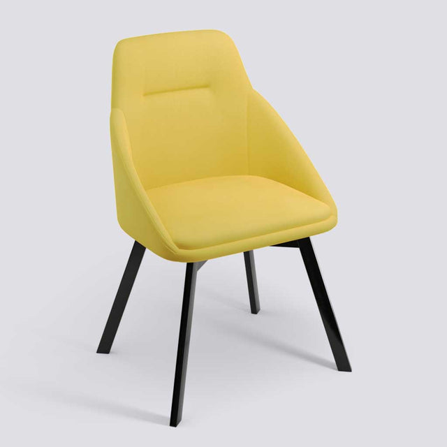 Spin Lounge/Study Chair With 360° rotating In Powder Coated Metal Base | 1925