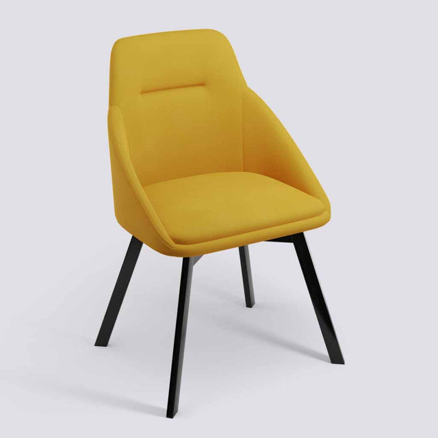 Spin Lounge/Study Chair With 360° rotating In Powder Coated Metal Base | 1925